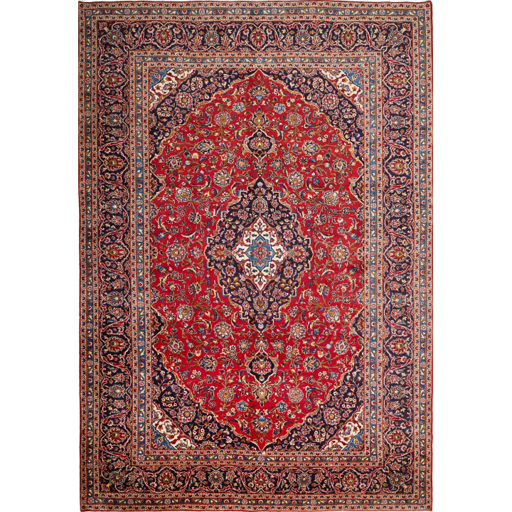 Hand Made Rug Ardakan Persia 245x358 Red Dark B