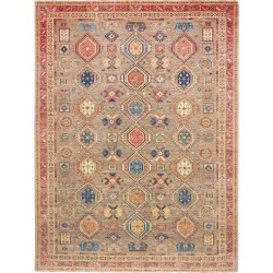Rug Tribal Pakistan 277x370 Grey Beige Terracot