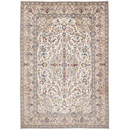 Tappeto Originale Kashan Persia 243x353 Avorio