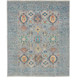 Rug Tribal Pakistan 195x241 Grey Blue Terracott