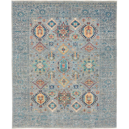 Rug Tribal Pakistan 195x241 Grey Blue Terracott