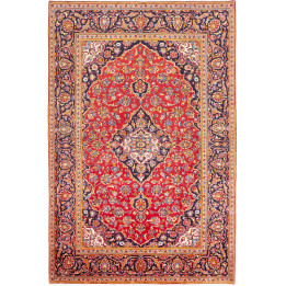 Hand Made Rug Ardakan Persia 197x300 Red Dark B