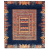 Rug Siva Pakistan 252x290 Navy Orange Red Gold
