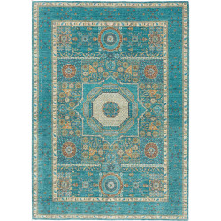Rug Mamlouk Pakistan 169x240 Turquoise Beige Ru