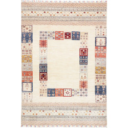 Rug Siva Pakistan 170x245 Cream Ivory Blue Terr