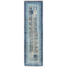 Rug Siva Pakistan 83x300 Blue Light Blue Cream