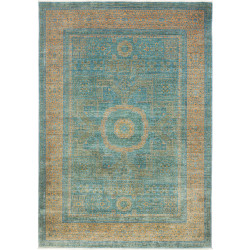 Rug Mamlouk Pakistan 174x241 Turquoise Gold Fad