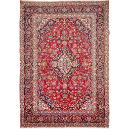 Hand Made Rug Ardakan Persia 250x357 Red Dark B