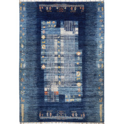 Rug Siva Pakistan 213x299 Deep Blue Light Blue