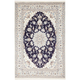 Hand Made Rug Nain Kashmar Persia 168x255 Dark