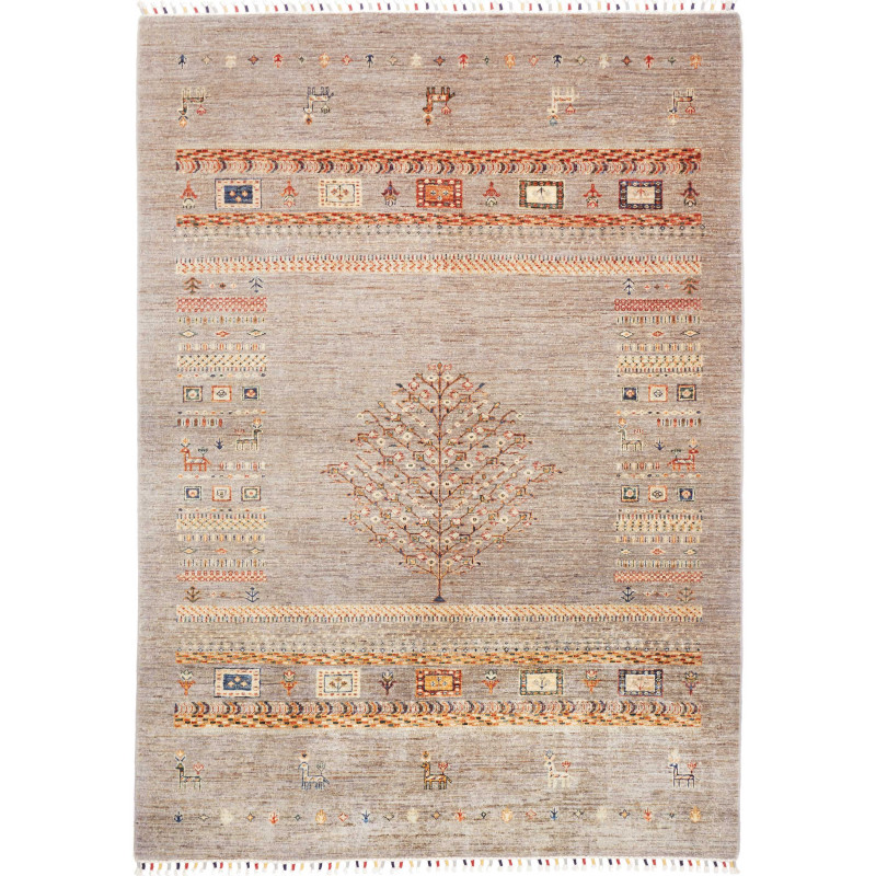Rug Siva Pakistan 171x236 Greige Terracotta Blu