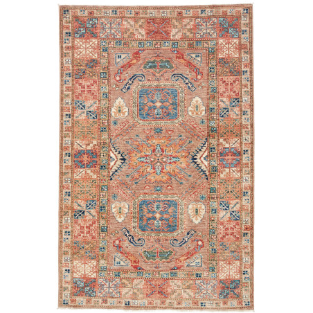 Rug Kazak Fine Pakistan 122x190 Terracotta Beig