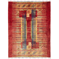 Rug Siva Pakistan 151x199 Red Gold Blue