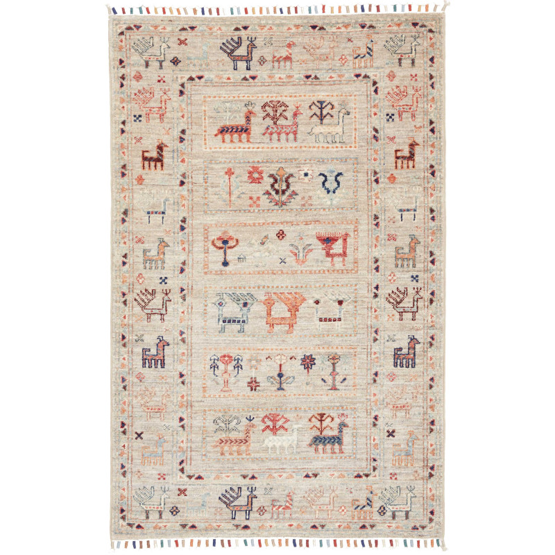 Rug Rubin Pakistan 79x122 Light Beige Terracott