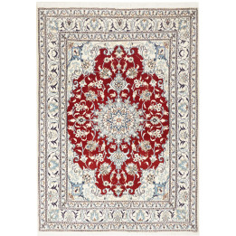 Hand Made Rug Nain Kashmar Persia 145x205 Red I