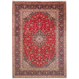 Hand Made Rug Ardakan Persia 250x355 Red Dark B