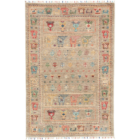 Rug Rubin Pakistan 100x150 Beige Taupe Multicol