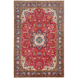 Tappeto Originale Tabriz Persia 200x308 Rosso B