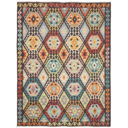 Rug Kilim Afghanistan 183x242 Dark Brown Charco