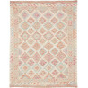 Rug Kilim Afghanistan 153x192 Cream Coral Blue
