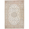 Rug Kashan Persia 200x300 Cream Ivory Light Blu