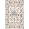 Rug Kashan Persia 197x300 Cream White Dark Blue