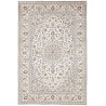 Rug Kashan Persia 195x294 Cream White Navy Blue