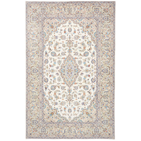 Rug Kashan Persia 190x300 Ivory Cream Beige Pas