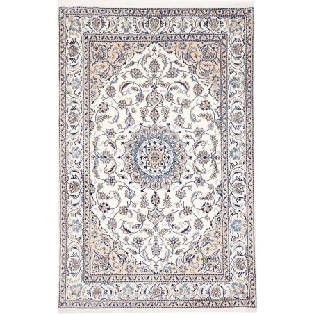 Rug Nain Kashmar Persia 195x296 Cream White Lig