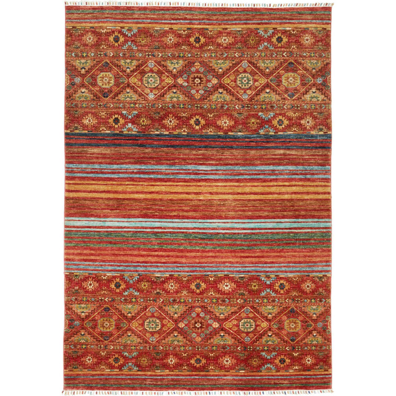 Rug Rubin Pakistan 168x240 Terracotta Red Orang
