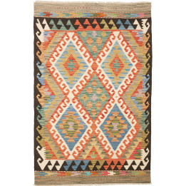 Hand Made Rug Kilim Afghanistan 103x158 Multico