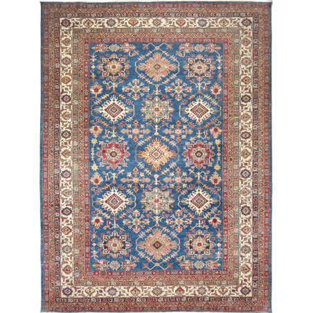 Rug Kazak Fine Pakistan 276x368 Sapphire Blue R