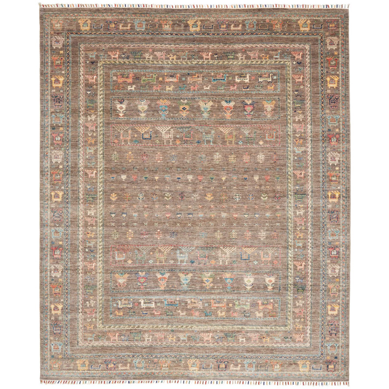 Rug Rubin Pakistan 204x246 Earthy Brown Taupe M