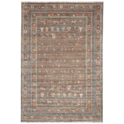 Rug Rubin Pakistan 202x294 Brown Taupe Blue Sky