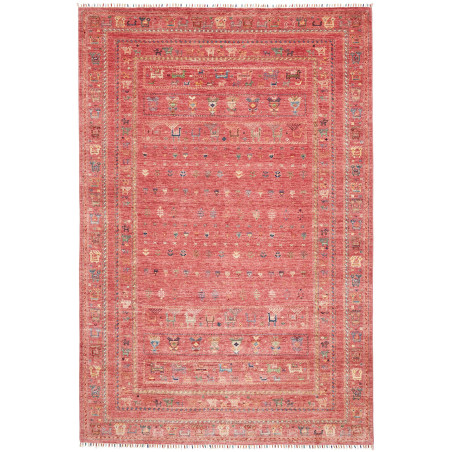 Rug Rubin Pakistan 197x301 Terracotta Red Muted