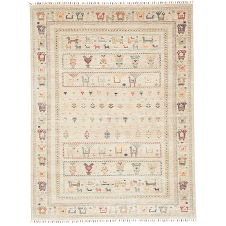 Rug Rubin Pakistan 149x195 Beige Multicolor
