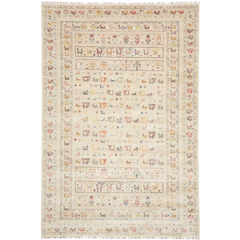 Rug Rubin Pakistan 203x302 Beige Cream Ivory Re