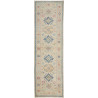 Rug Kazak Afghanistan 83x292 Beige Cream Denim