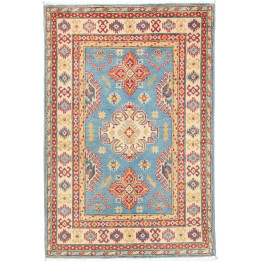 Hand Made Rug Kazak Pakistan 99x148 Light Blue