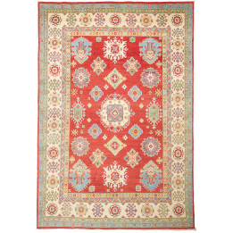 Tappeto Originale Kazak Pakistan 204x297 Rosso