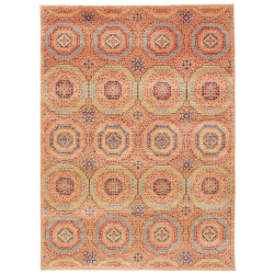 Rug Mamlouk Pakistan 149x207 Terracotta Blue Go