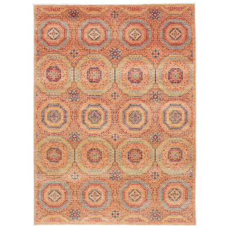 Rug Mamlouk Pakistan 149x207 Terracotta Blue Go