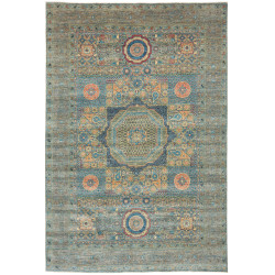Rug Mamlouk Pakistan 210x307 Muted Teal Rust Or