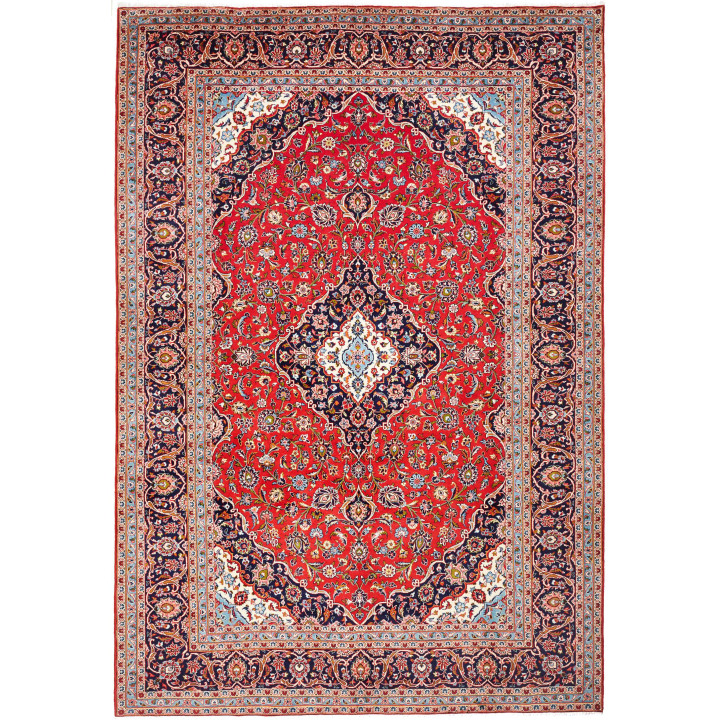 Hand Made Rug Ardakan Persia 250x367 Red Dark B