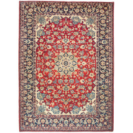 Hand Made Rug Nadjafabad Persia 268x370 Red Dar