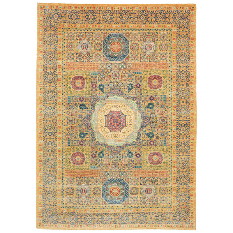 Rug Mamlouk Pakistan 207x290 Ocher Yellow Deep