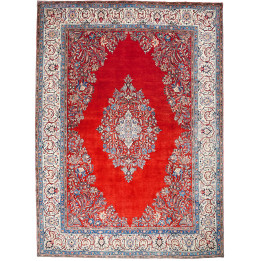 Tappeto Originale Sarough Persia 267x368 Rosso