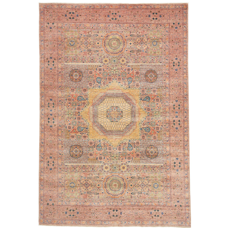 Rug Mamlouk Pakistan 205x298 Antique Pink Ochre