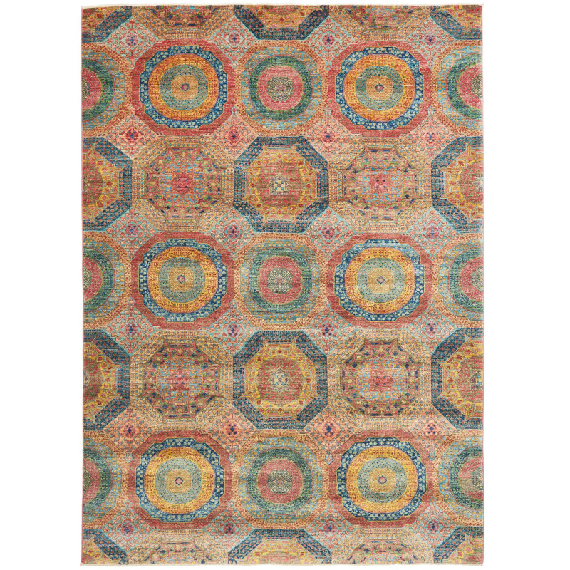 Rug Mamlouk Pakistan 204x288 Terracotta Rust Re