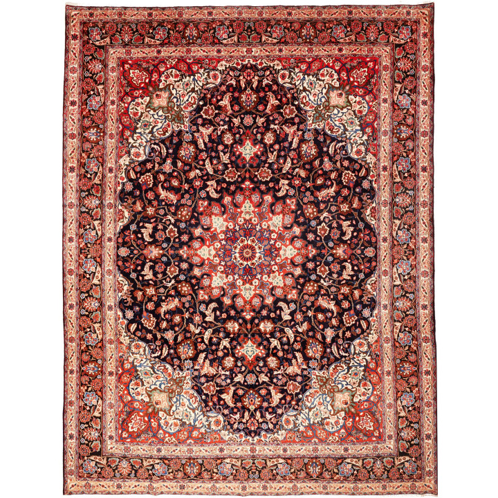 Tappeto Originale Moud Persia 310x410 Rosso Scu